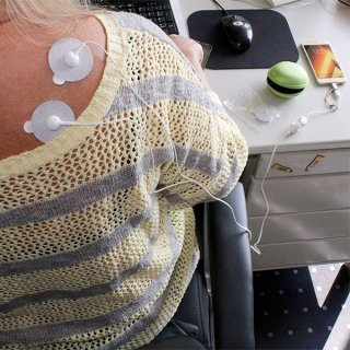EMS-Massagegert mit 2 Elektroden fr Android Mobiltelefone